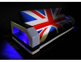 диван Британский флаг с подсветкой