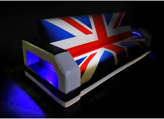 Диван Британский флаг с подсветкой
